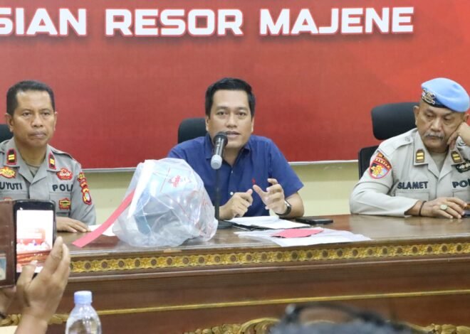 Polres Majene Release Pengungkapan Kasus Curanmor, Satu Pelaku Berhasil Diamankan