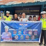 Ops Keselamatan: Ditlantas Polda Sulbar Sasar Komunitas Ojek di Kali Mamuju Ajak Jadi Pelopor Tertib Berkendara