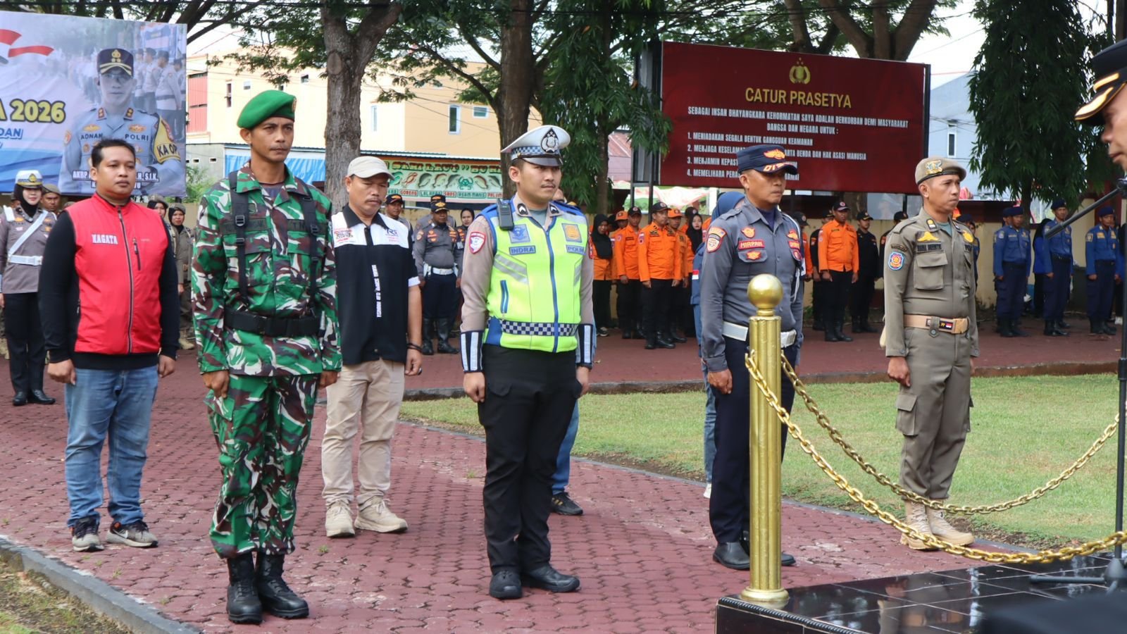 Apel Gelar Pasukan Digelar, Polres Luwu Tegakkan Disiplin Lalu Lintas Lewat Operasi Keselamatan Pallawa 2026