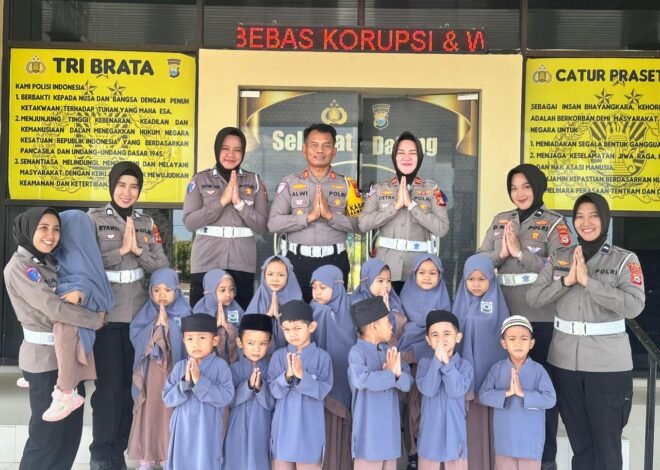 Satlantas Polres Soppeng Gelar Polisi Sahabat Anak Bersama TK As-Sunnah
