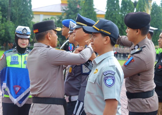 Wakapolda Sulsel Pimpin Apel Gelar Pasukan Operasi Keselamatan Pallawa 2026