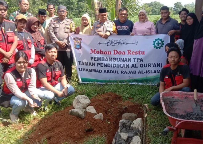 Wujud Polisi untuk Masyarakat, Bhabinkamtibmas Polsek Tanralili Bangun TPA di Kampung Tangaya Maros