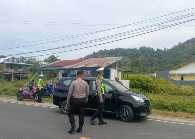 Satgas Preventif Ops Keselamatan Marano 2026 Patroli di Pasar Sentral Pekkabata