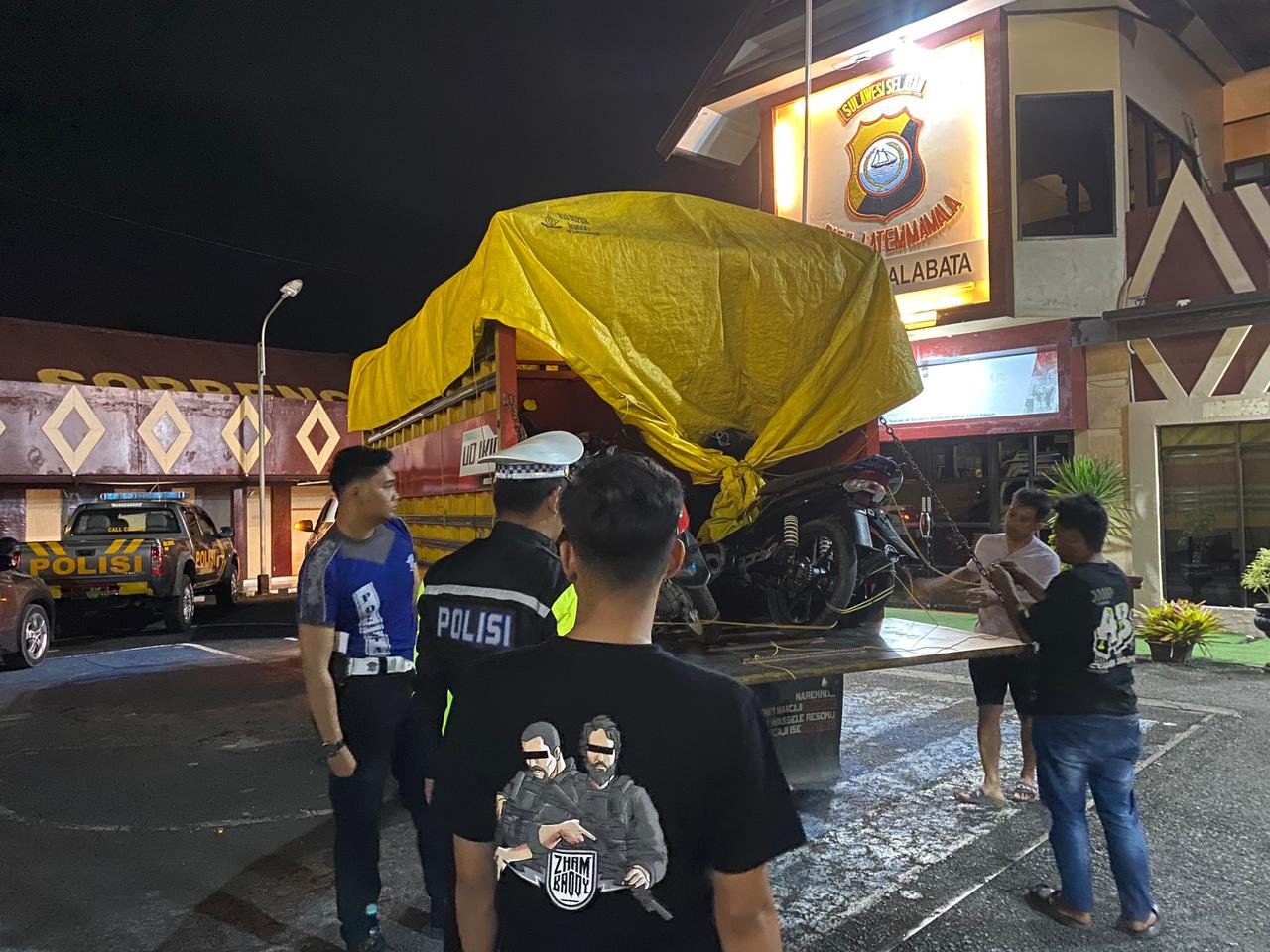 Satlantas Polres Soppeng Tindak Tegas Balap Liar di Labempa, Amankan 27 Unit Sepeda Motor