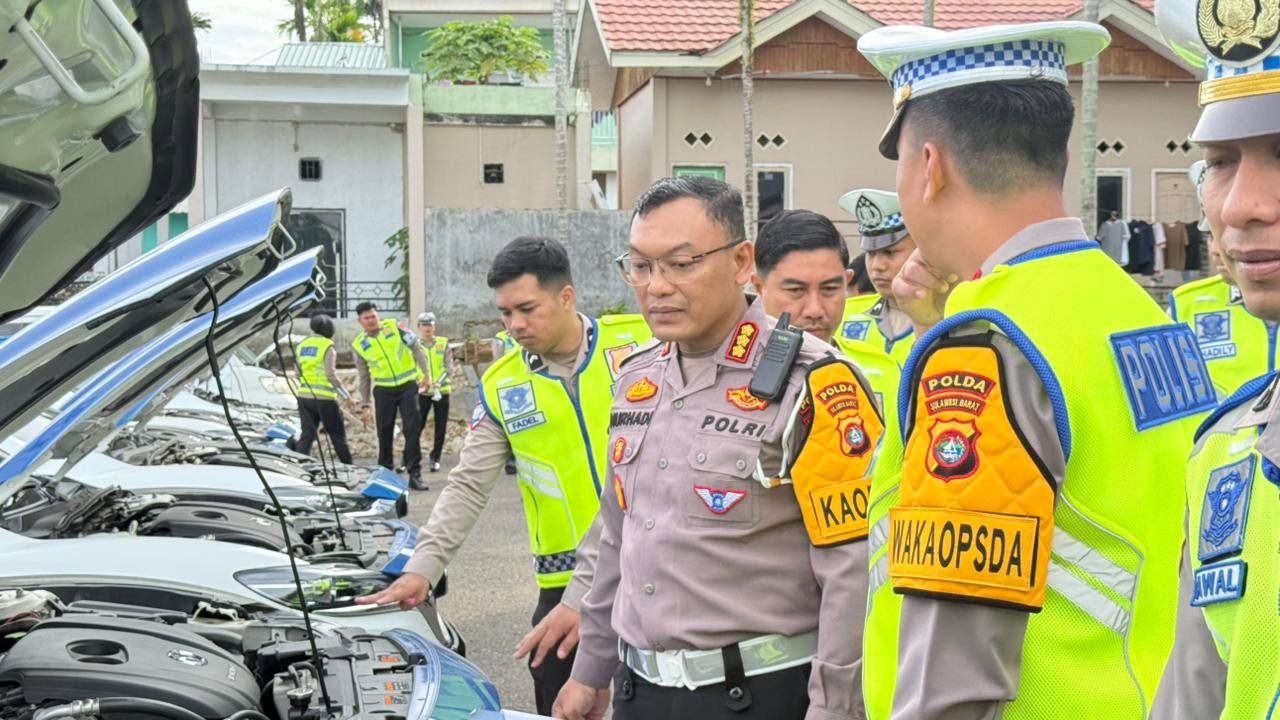 Dirlantas Polda Sulbar Pastikan Armada Dalam Kondisi Optimal Untuk Pelayanan yang Maksimal