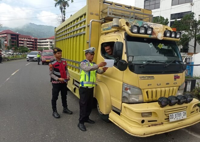 Melalui Operasi Keselamatan Pallawa 2026, Satlantas Polres Tana Toraja Ajak Pengendara Tertib dan Utamakan Keselamatan