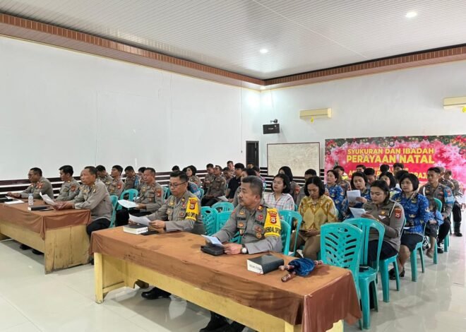 Perkuat Iman dan Integritas, Polres Tana Toraja Gelar Pembinaan Rohani Personel