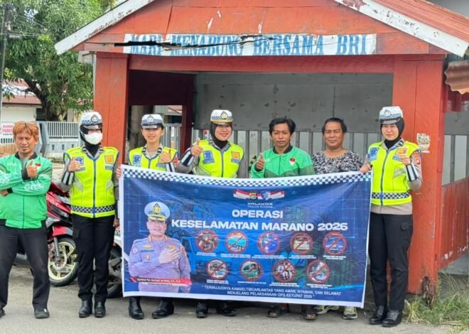 Sosialisasi Mobile Operasi Marano 2026, Ditlantas Polda Sulbar Ajak Pengendara Tetap Aman dan Selamat