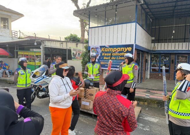‎Satlantas Polres Pinrang Gelar Kampanye Keselamatan Berlalu Lintas pada Ops Keselamatan Pallawa 2026