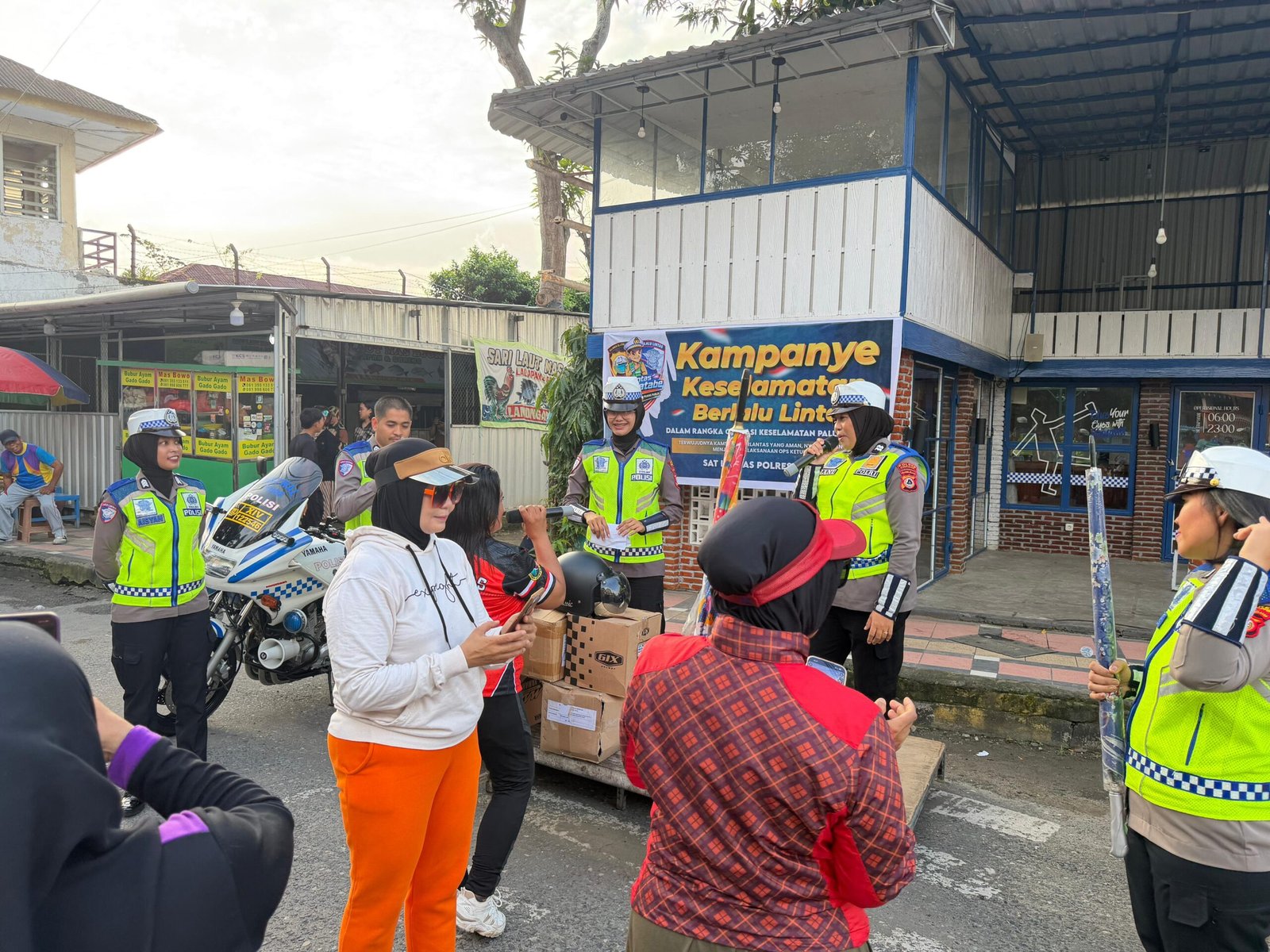 ‎Satlantas Polres Pinrang Gelar Kampanye Keselamatan Berlalu Lintas pada Ops Keselamatan Pallawa 2026