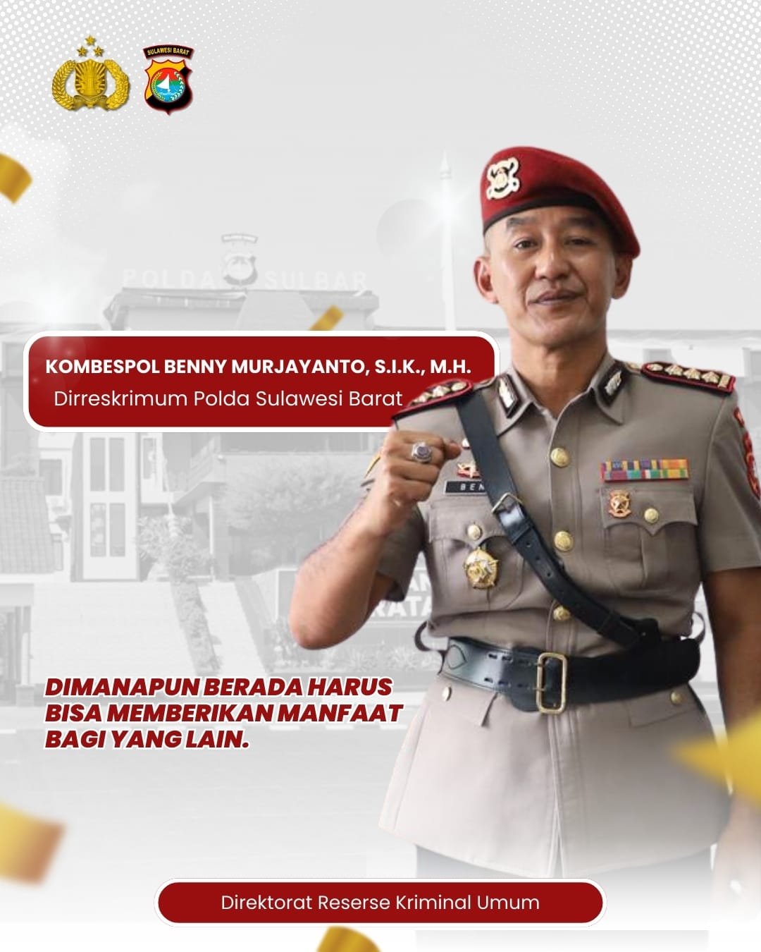 Dirkrimum Polda Sulbar Apresiasi Peran Strategis Insan Pers di Hari Pers Nasional 2026