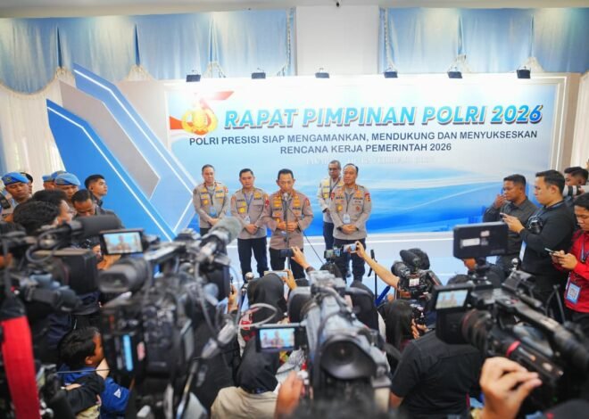 Beri Arahan di Rapim Polri, Kapolri Tegaskan Dukung-Kawal Penuh Program Pemerintah