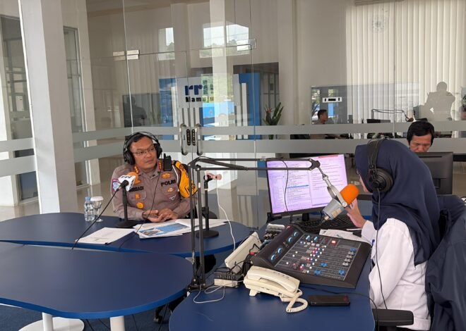 Dialog Interaktif Operasi Keselamatan Marano di RRI Mamuju, Dirlantas: Fokus pada Budaya Tertib Berkendara dan Penertiban ODOL