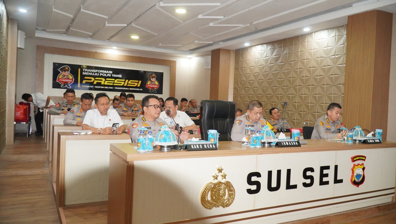 Resmi Berpredikat WBBM, Biro SDM Polda Sulsel Komitmen Terus Melayani Sepenuh Hati