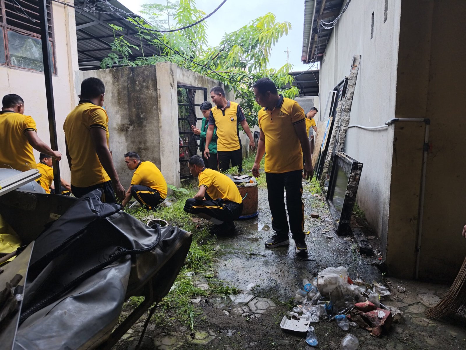 ‎Personel Polres Pinrang Gelar Korvei Usai Apel Pagi