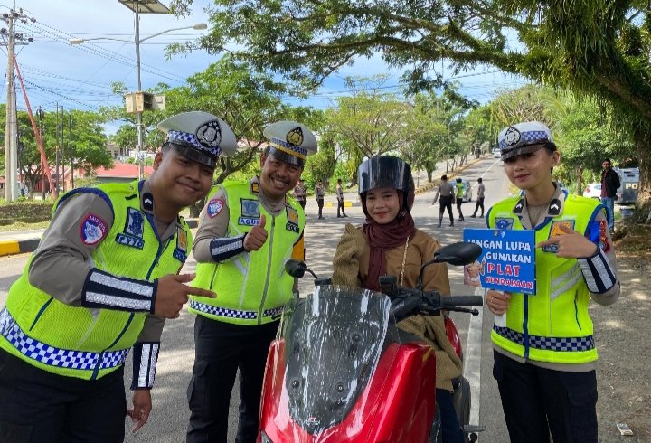 Ajak Selamat Berkendara, Polda Sulawesi Barat Gelar Operasi Keselamatan di Jalur Dua Pasokkorang