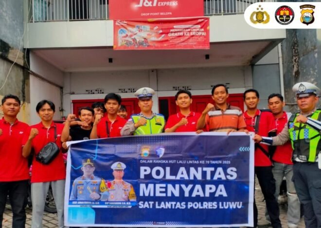 Dukung Operasi Keselamatan Pallawa 2026, Satlantas Polres Luwu Gelar Dikmas Lantas Polantas Menyapa Mappatabe