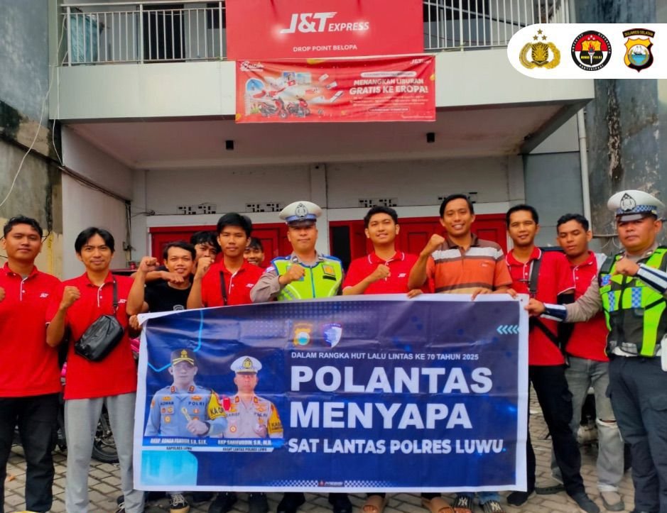 Dukung Operasi Keselamatan Pallawa 2026, Satlantas Polres Luwu Gelar Dikmas Lantas Polantas Menyapa Mappatabe