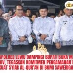 Kapolres Luwu Dampingi Bupati Buka MTQ XXXIV, Tegaskan Komitmen Pengamanan dan Perkuat Syiar Al-Qur’an di Bumi Sawerigading