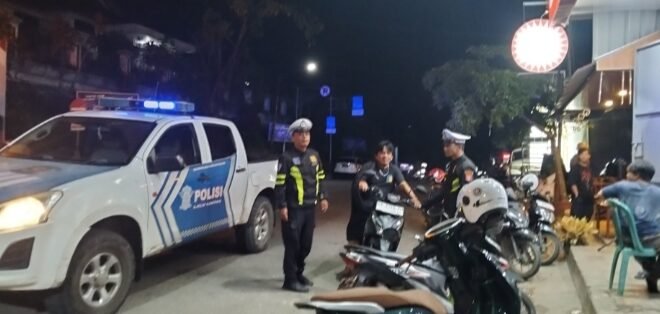 Patroli Malam Ramadhan, Satlantas Tana Toraja Cegah Balapan Liar Dan Pelanggaran Lalu Lintas