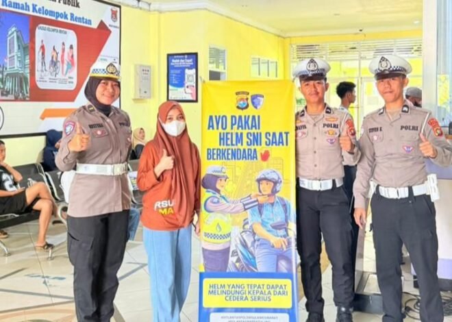 Ditlantas Polda Sulbar Pasang Himbauan Tata Tertib Berlalu Lintas dan Stop Balap Liar di 8 Lokasi Strategis Mamuju