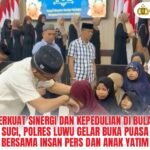 Perkuat Sinergi dan Kepedulian di Bulan Suci, Polres Luwu Gelar Buka Puasa Bersama Insan Pers dan Anak Yatim