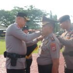 ‎Kapolres Pinrang Pimpin Upacara Korps Kenaikan Pangkat Pengabdian Personil Polres Pinrang
