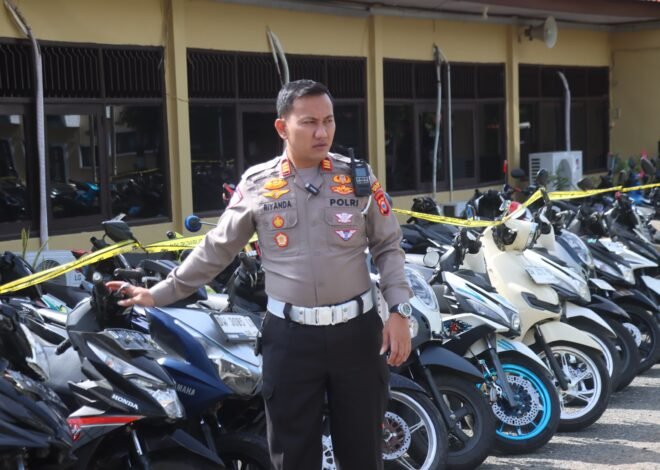Balap Liar di Desa Tajo Dibubarkan, Kasat Lantas Polres Wajo: Utamakan Keselamatan Warga