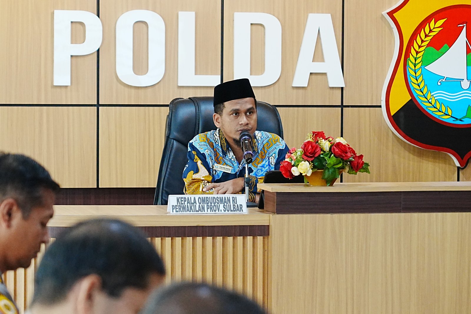 Terima Rapor Penilaian Ombudsman, Polda Sulbar Komitmen Tingkatkan Pelayanan Publik