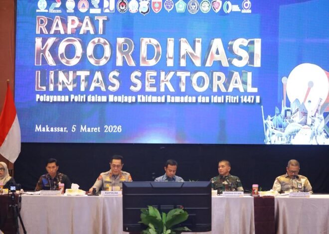 Kapolda Sulsel Buka Rakor Lintas Sektoral Kesiapan Operasi Ketupat 2026, Pastikan Kesiapan Pengamanan Idul Fitri 1447 H