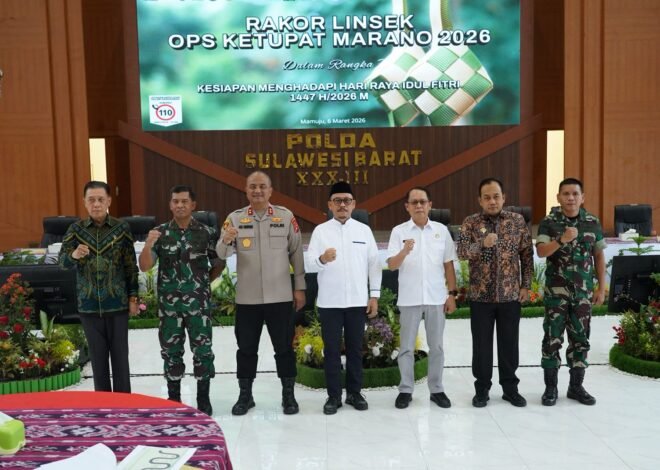 Rakor Linsek OPS Ketupat: Polda Sulbar Gandeng Berbagai Pihak Perkuat Sinergi, Jamin Keamanan Hari Raya Idul Fitri