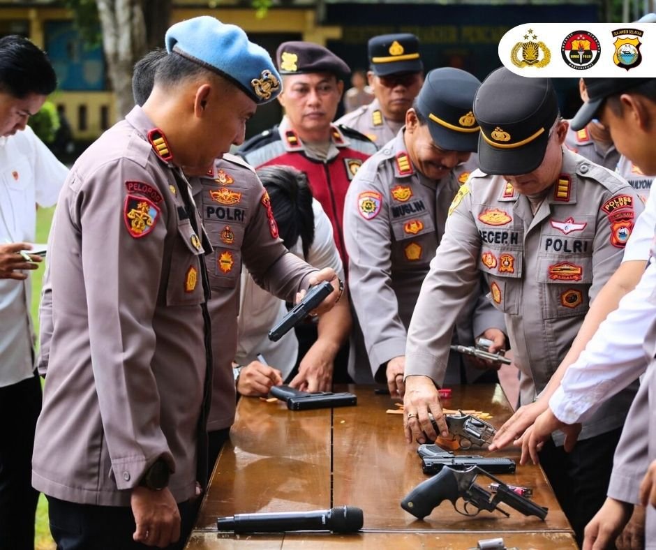 Kapolres Luwu Pimpin Apel Pagi dan Pemeriksaan Senpi, Tegaskan Disiplin serta Kepatuhan Prosedur