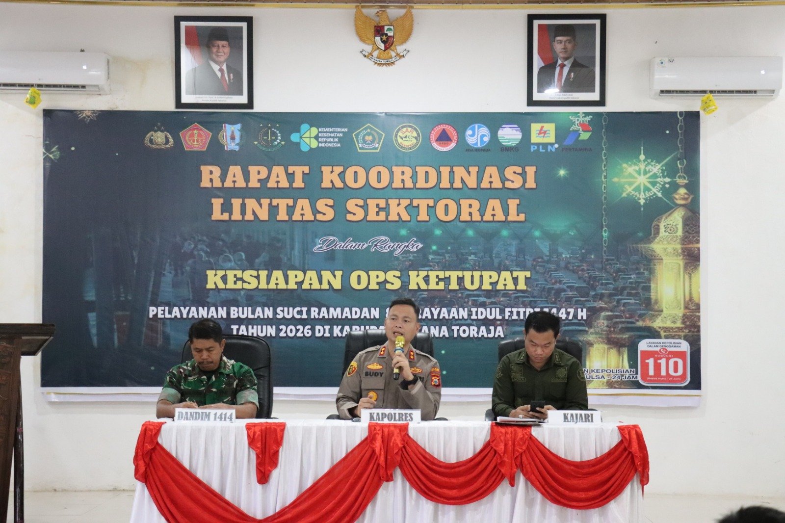 Jelang Idul Fitri 1447 H, Polres Tator Gelar Rakor Lintas Sektoral Operasi Ketupat 2026