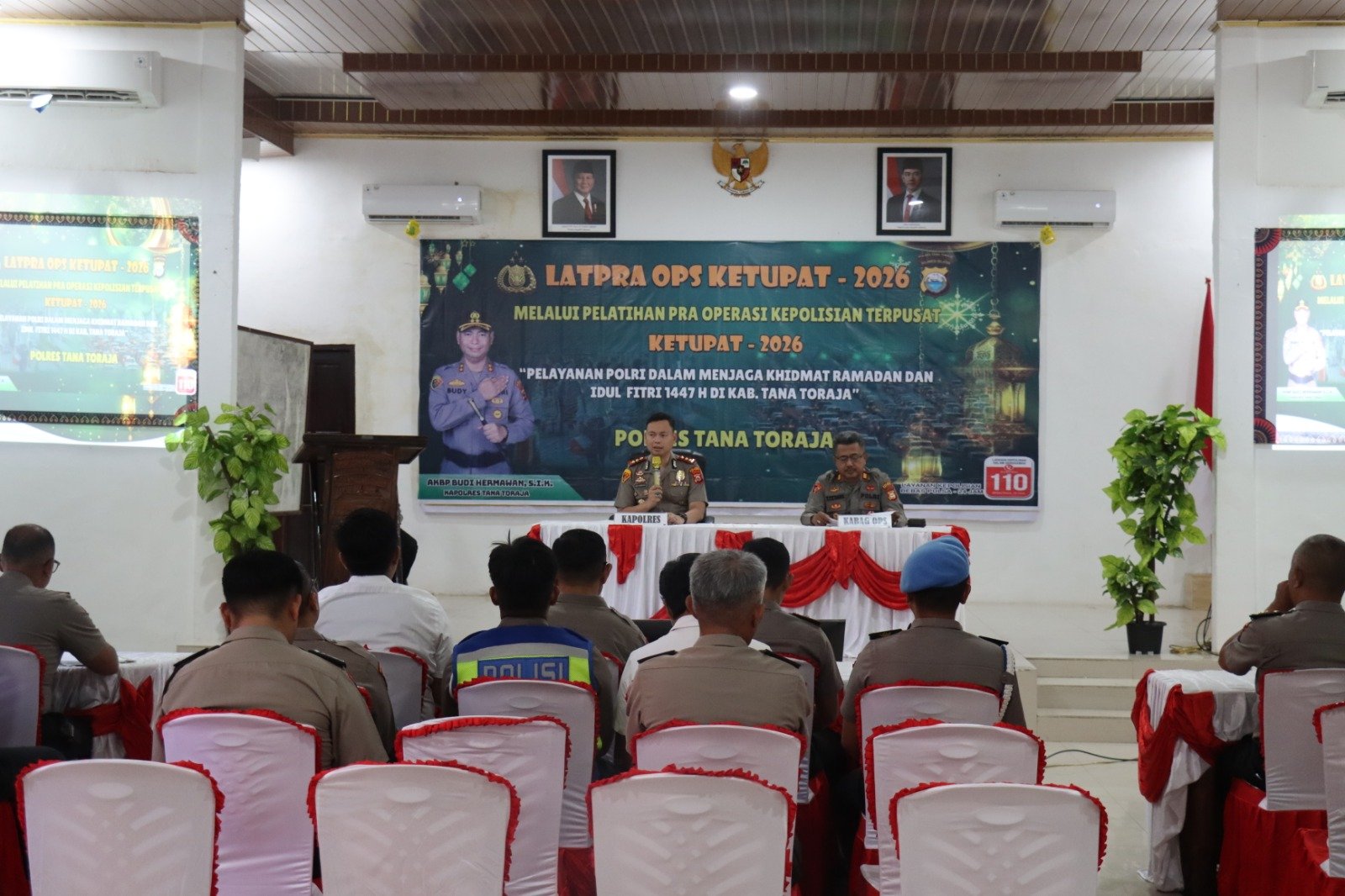 Polres Tana Toraja Gelar Lat Pra Ops Ketupat 2026, Tingkatkan Profesionalisme Personel Jelang Idul Fitri