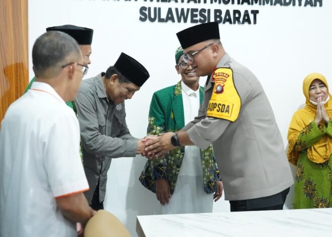 Kapolda Sulbar Silaturahmi Dengan PW Muhammadiyah, Bangun Kolaborasi Untuk Kemajuan Daerah