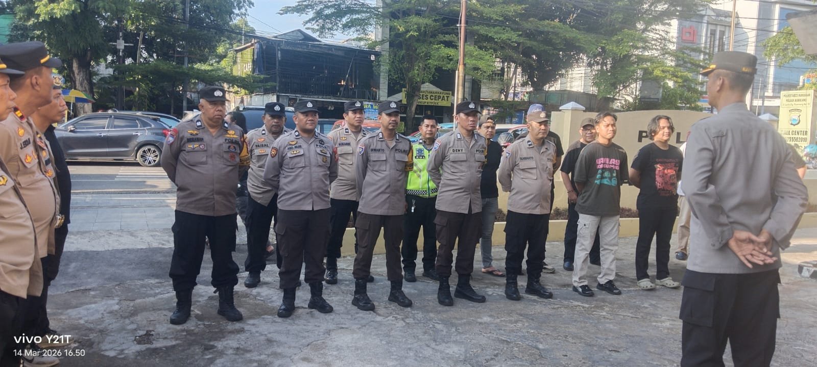 Kapolsek Mamajang Pimpin Langsung Giat Cipkon Antisipasi Gangguan Kamtibmas