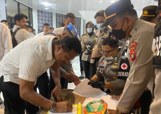 Cegah Narkoba di Lingkungan Polda Sulbar, Seluruh Personel Ikuti Pemeriksaan Urine Dadakan