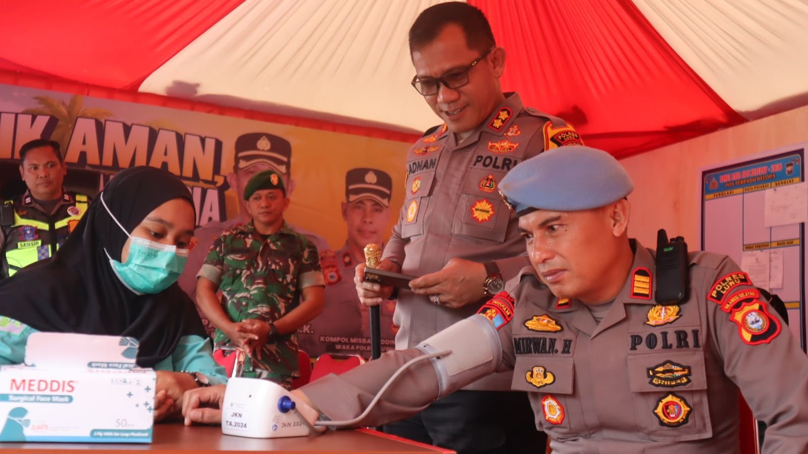 Pastikan Mudik Aman, Kapolres Luwu Turun Langsung Kontrol Pos Operasi Ketupat 2026