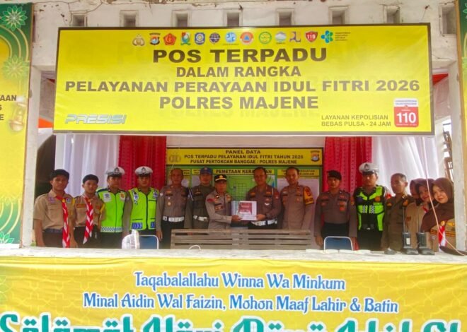 Mobile, Dirlantas Polda Sulbar Bersama Perwira Pastikan OPS Ketupat Marano Siap Melayani Masyarakat