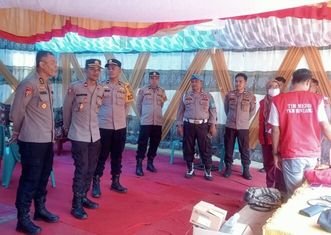 Tim Supervisi Polda Sulbar Cek Kesiapan Pos Pam Ops Ketupat Marano di Polewali