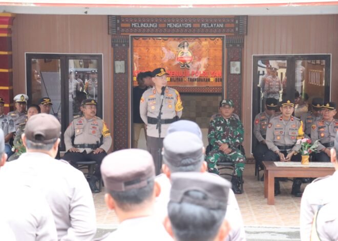 Kapolres Tana Toraja Menurunkan 137 Personil Untuk Pengamanan Malam Takbiran Dan Shalat Idulfitri