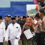 Polda Sulbar Siaga, Jaga Keamanan dan Kenyamanan Sholat Idul Fitri Jamaah Muhammadiyah di Stadion Manakarra
