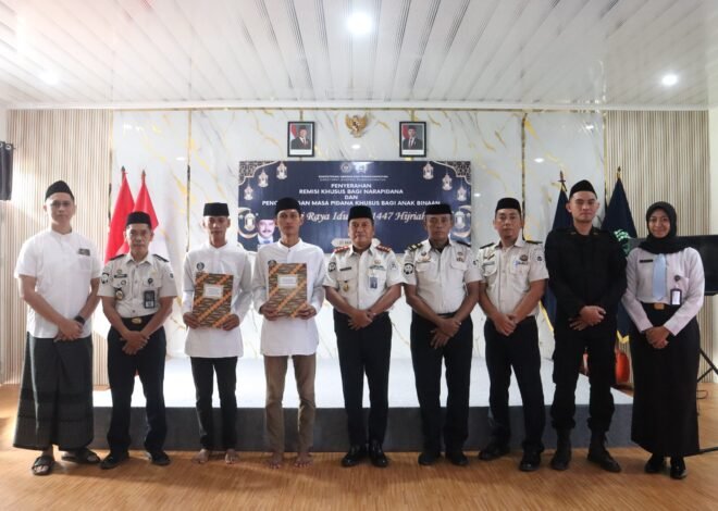 Rutan Barru Gelar Sholat Idul Fitri 1447 H, 153 WBP Terima Remisi Hari Raya