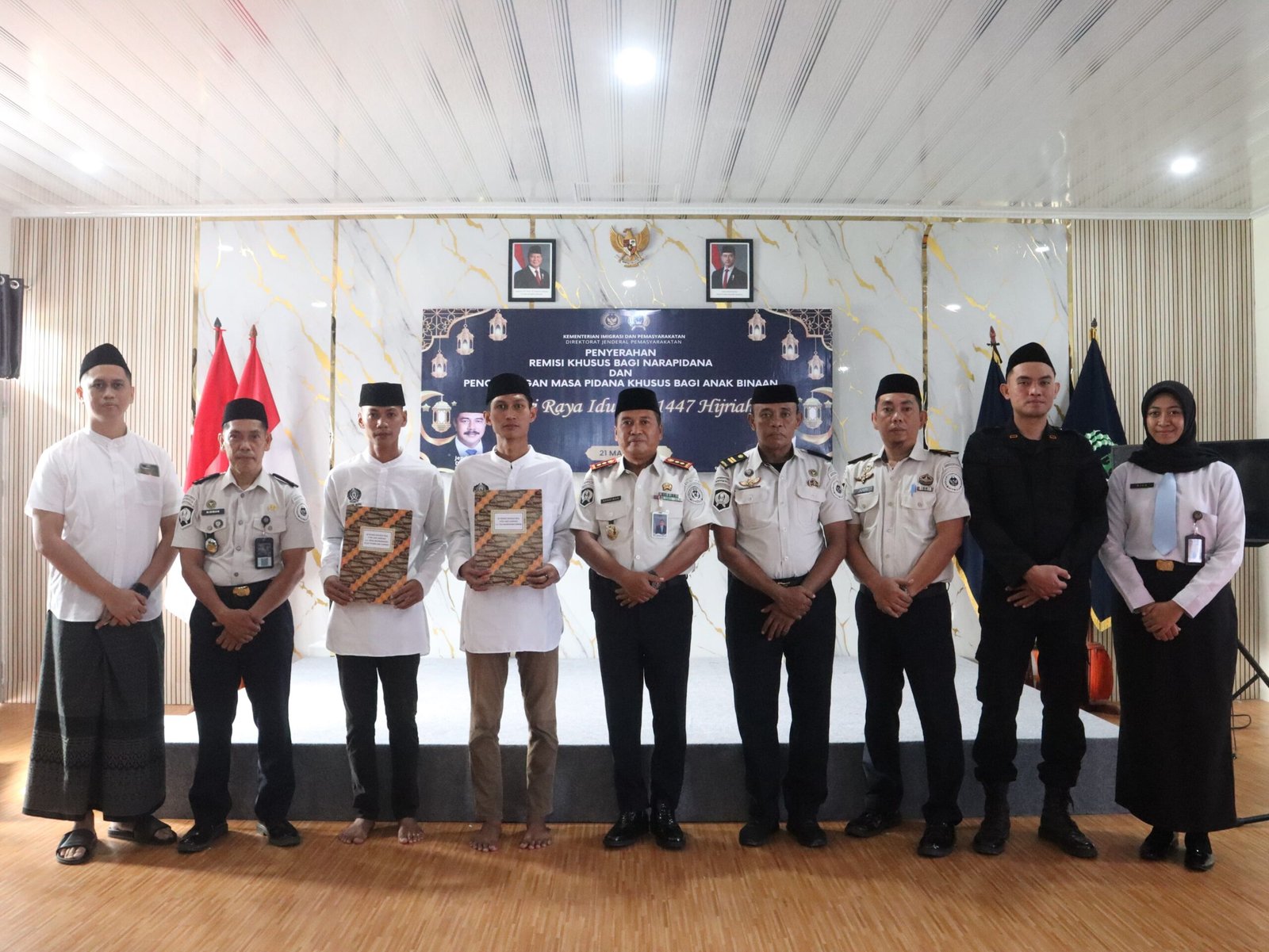 Rutan Barru Gelar Sholat Idul Fitri 1447 H, 153 WBP Terima Remisi Hari Raya