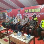 ‎Kapolres Pinrang Bersama Forkopimda Pantau Kamtibmas Lewat Vicon Malam Takbiran