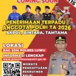 Penerimaan Terpadu Polri 2026 Segera Dibuka, Pendaftaran Dimulai Maret