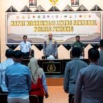 ‎Kapolres Pinrang Pimpin Rakor Lintas Sektoral Kesiapan Pengamanan Idul Fitri 1447 H