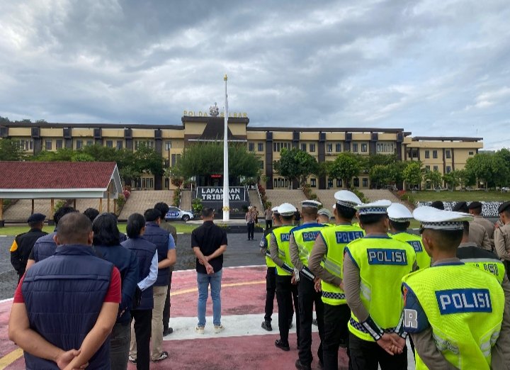 Dirlantas Polda Sulbar Minta Personel Maksimalkan Tugas, Jamin Pelayanan Prima di Hari Raya Idul Fitri 1447 H