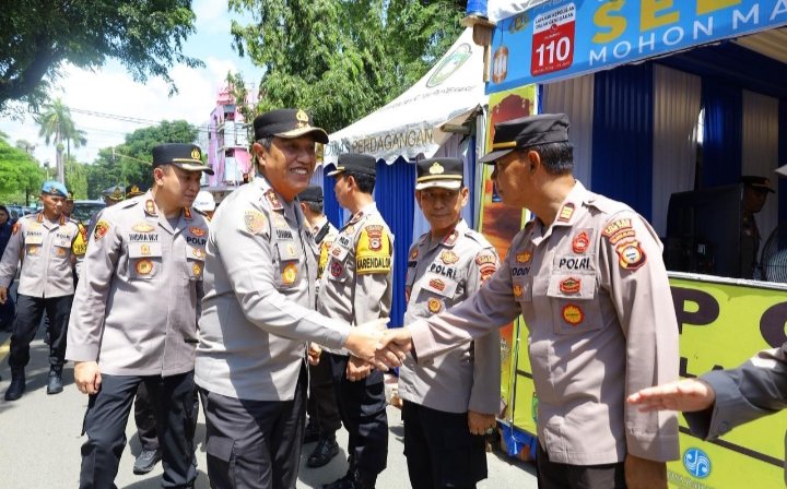 Jelang Lebaran Idul Fitri, Kapolda Sulsel Cek Langsung Pos Pam dan Pos Yan di Sejumlah Wilayah