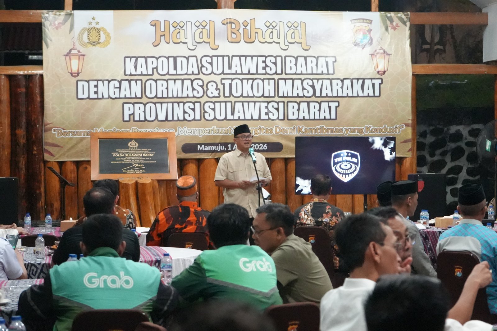 Halal Bihalal Kapolda Sulbar Bersama Tomas dan Ormas: Eratkan Sinergi, Jaga Kondusivitas Wilayah